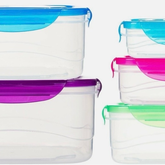 Colorful Food Storage Container Set - Picture 2 of 3